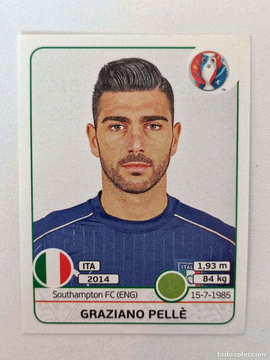 Cromos de F&uacute;tbol: #516 GRAZIANO PELLE (ITALIA) EURO FRANCIA 2016 PANINI