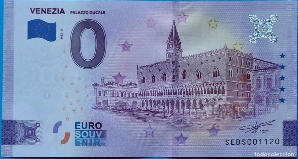 Cromos de F&uacute;tbol: BILLETE 0 Euro Souvenir Italia: SEBS 2019-1 VENEZIA - PALAZZO DUCALE
