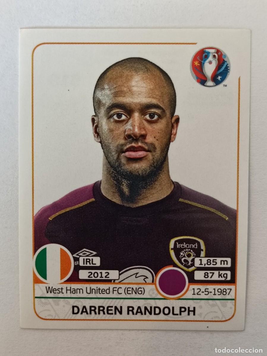 Cromos de F&uacute;tbol: #518 DARREN RANDOLPH (IRLANDA) EURO FRANCIA 2016 PANINI