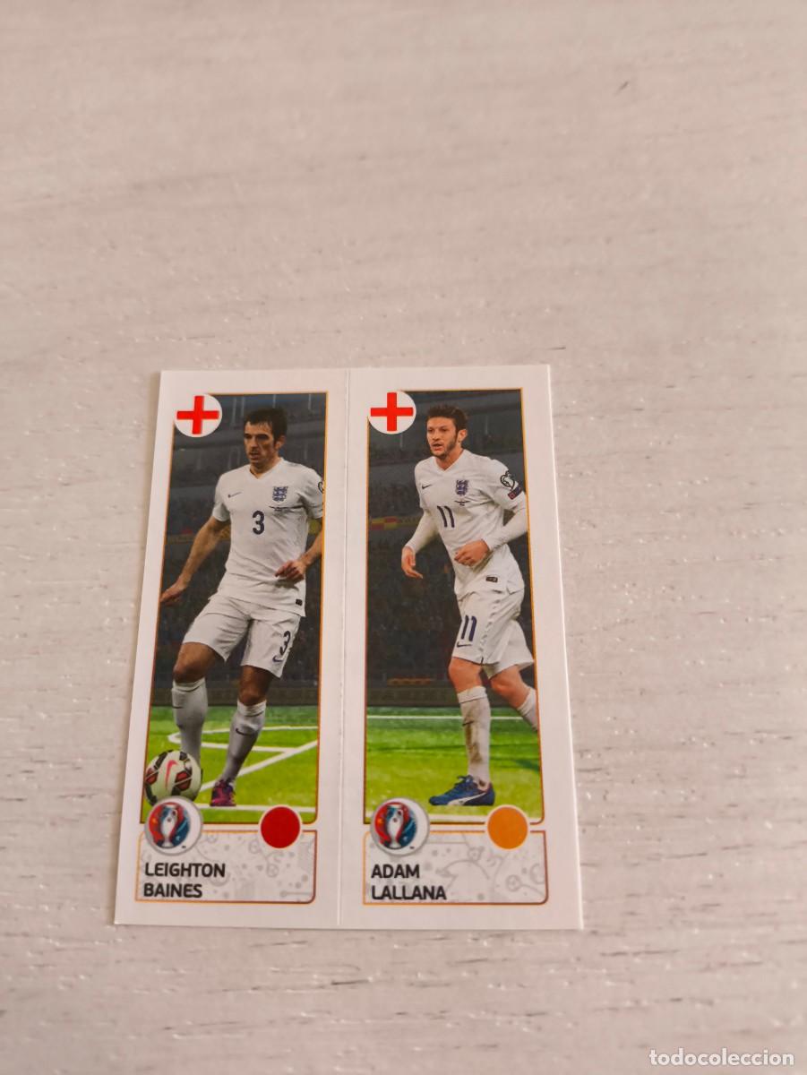 Cromos de F&uacute;tbol: 152 Leighton Baines / Adam Lallana INGLATERRA PANINI EUROCOPA EURO FRANCIA 2016 NO LIGA ESTE