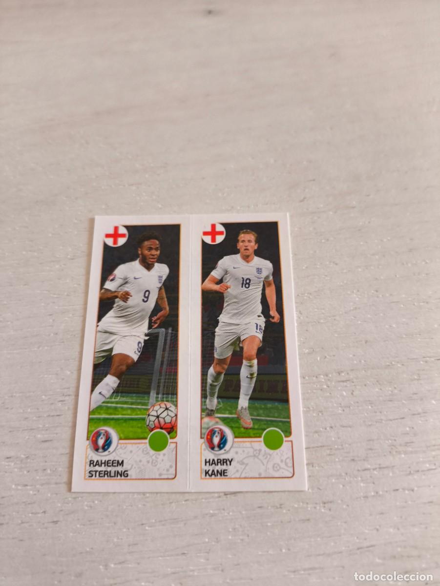 Cromos de F&uacute;tbol: 154 Raheem Sterling / Harry Kane INGLATERRA PANINI EUROCOPA EURO FRANCIA 2016 NO LIGA ESTE