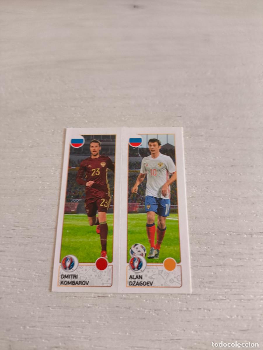 Cromos de F&uacute;tbol: 158 Dmitri Kombarov / Alan Dzagoev RUSIA PANINI EUROCOPA EURO FRANCIA 2016 NO LIGA ESTE