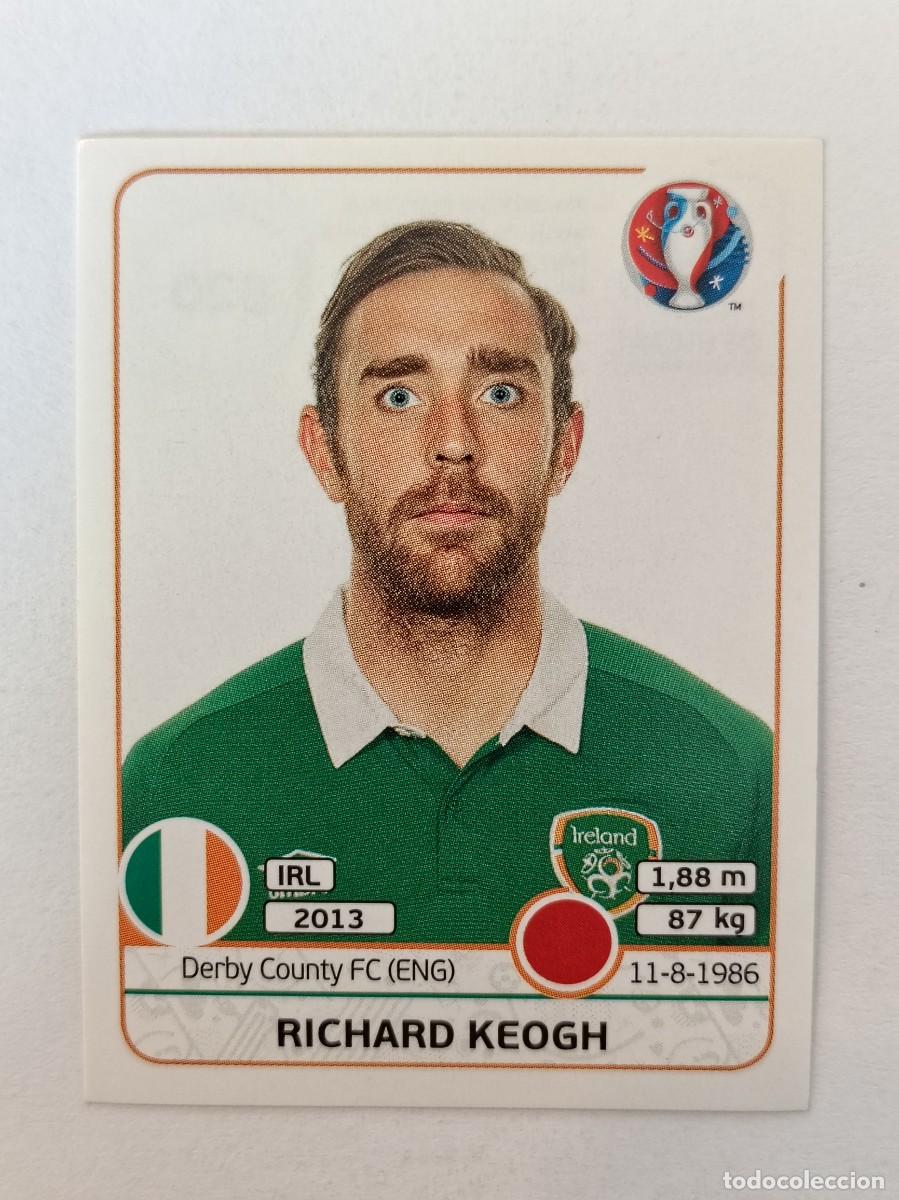 Cromos de F&uacute;tbol: #520 RICHARD KEOGH (IRLANDA) EURO FRANCIA 2016 PANINI