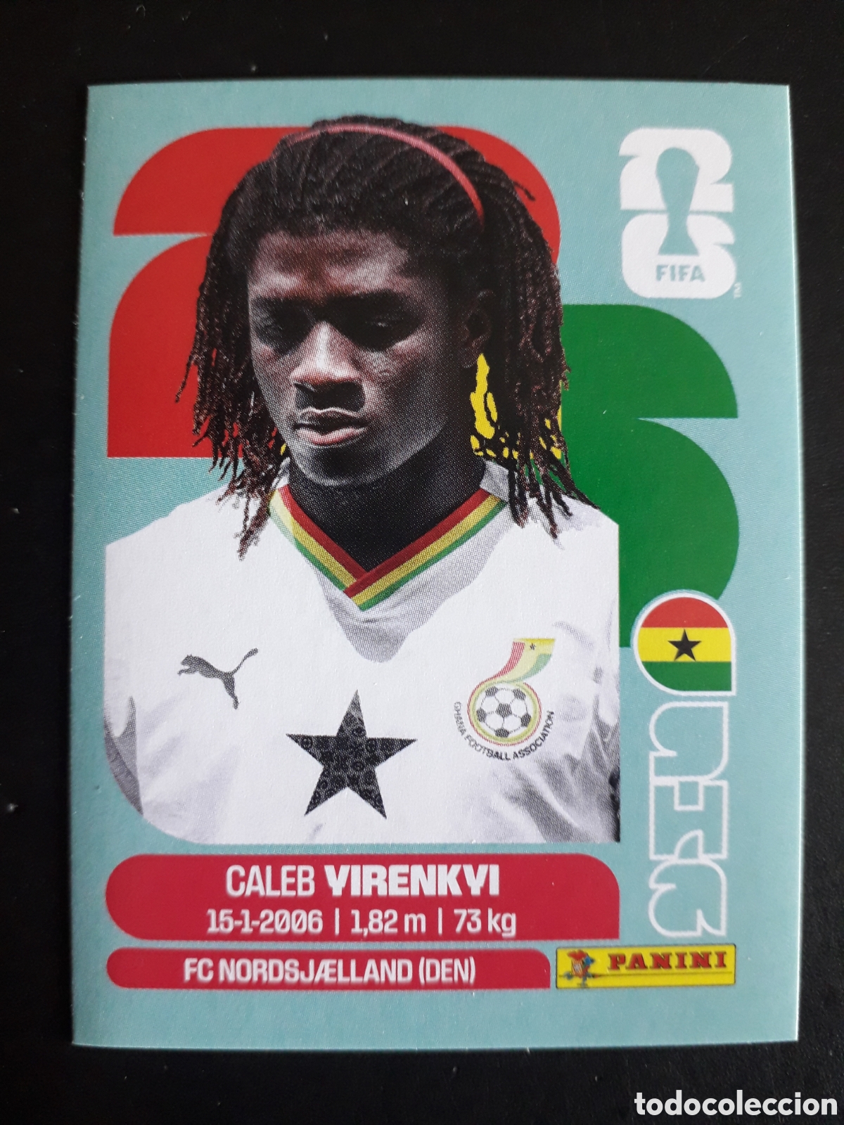 Cromos de F&uacute;tbol: YIRENKYI GHANA GHA 8 MUNDIAL F&Uacute;TBOL 2026 FIFA WORLD CUP PANINI SIN PEGAR PEDIDO M&Iacute;NIMO 3&euro;