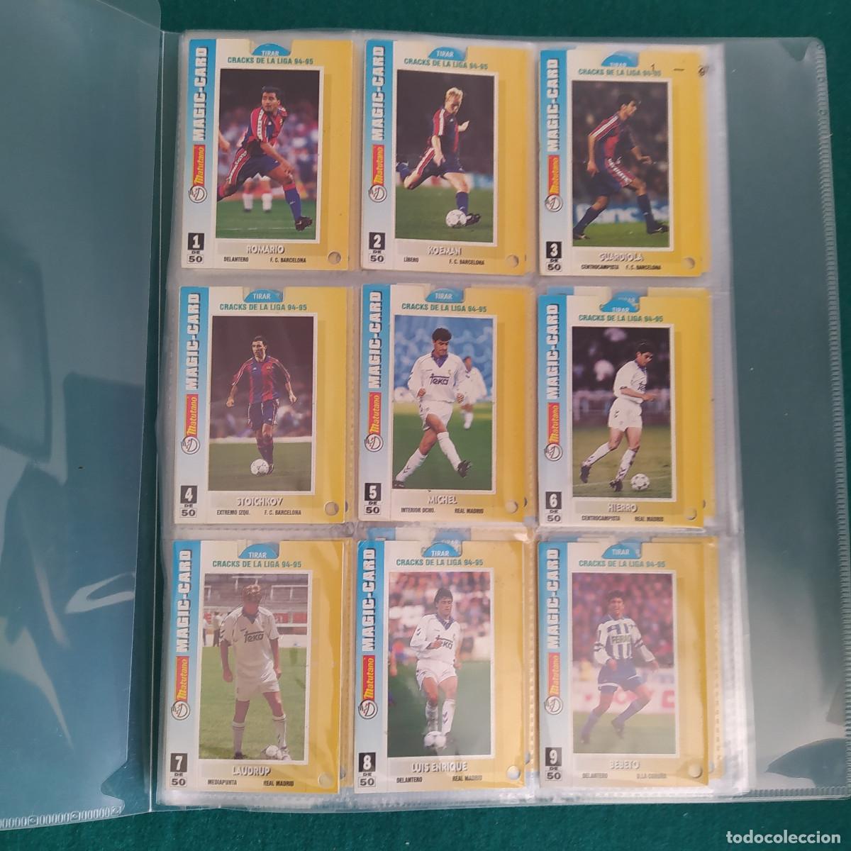 Cromos de F&uacute;tbol: MATUTANO MAGIC-CARD FUTBOL 94 95 50 CROMOS