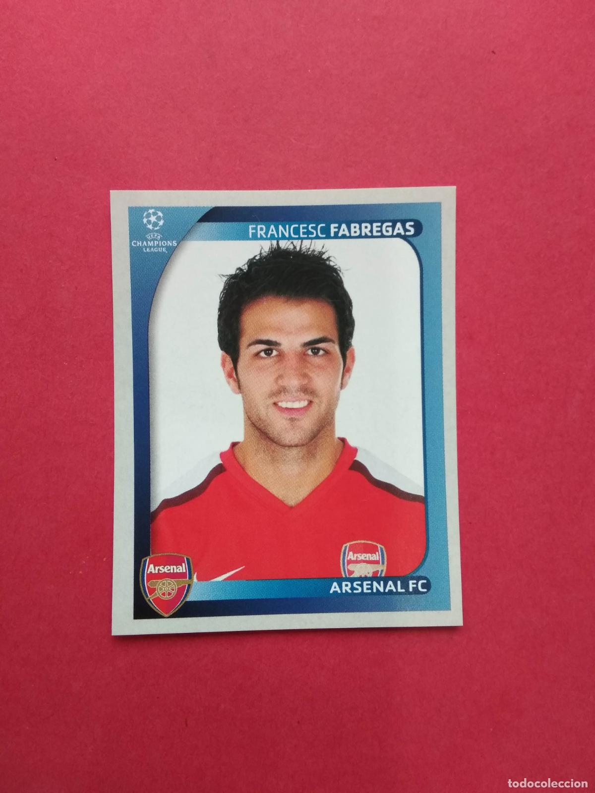 Cromos de F&uacute;tbol: PANINI UEFA CHAMPIONS LEAGUE 08 09 2008 2009 NUNCA PEGADO N&ordm; 71 CESC FABREGAS ARSENAL