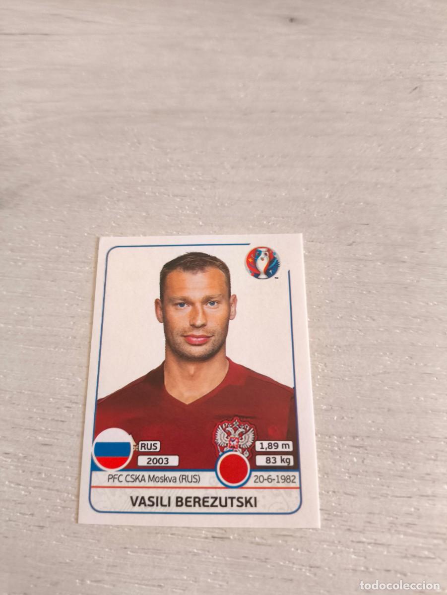 Cromos de F&uacute;tbol: 165 Vasili Berezutski RUSIA PANINI EUROCOPA EURO FRANCIA 2016 NO LIGA ESTE