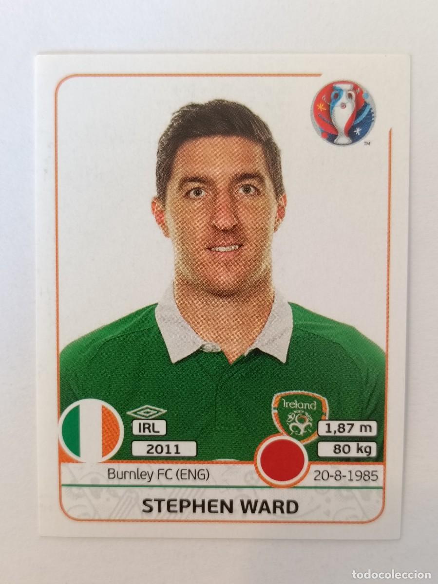 Cromos de F&uacute;tbol: #523 STEPHEN WARD (IRLANDA) EURO FRANCIA 2016 PANINI