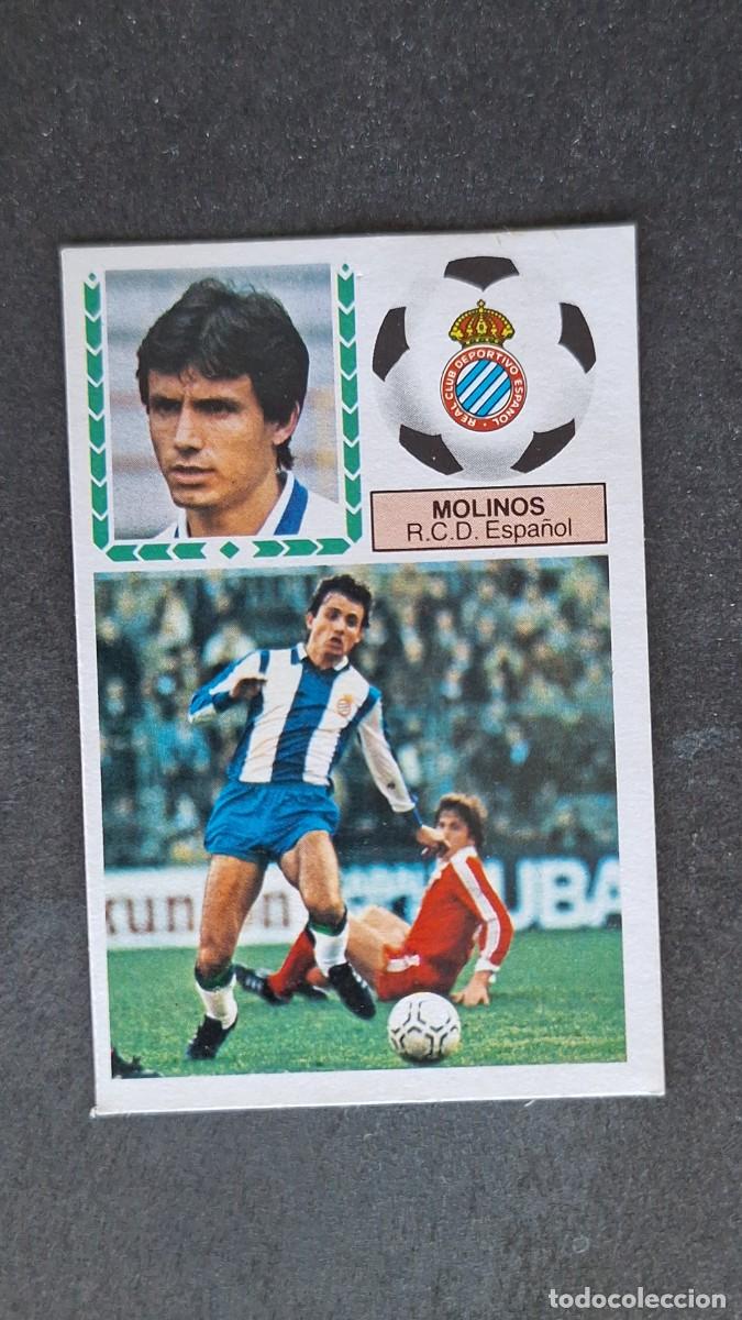 Cromos de F&uacute;tbol: L4 MOLINOS R. C. D. ESPA&Ntilde;OL LIGA ESTE 1983 1984 83 84 DESPEGADO RECUPERADO