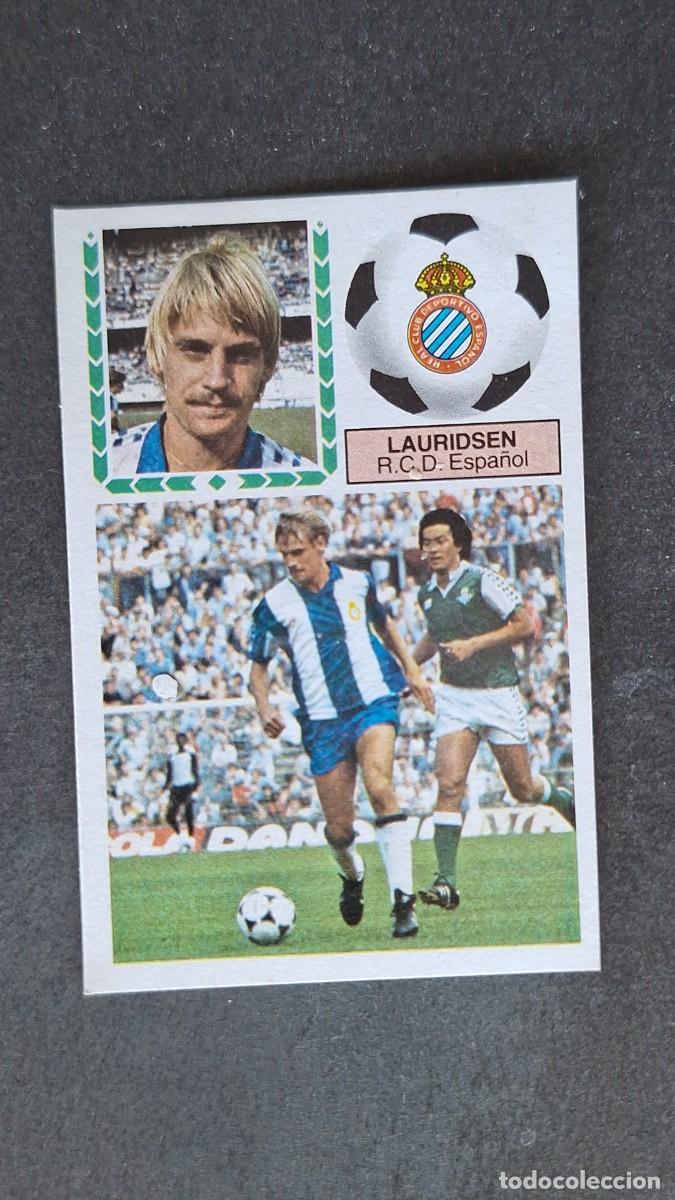 Cromos de F&uacute;tbol: L4 LAURIDSEN R. C. D. ESPA&Ntilde;OL LIGA ESTE 1983 1984 83 84 DESPEGADO RECUPERADO