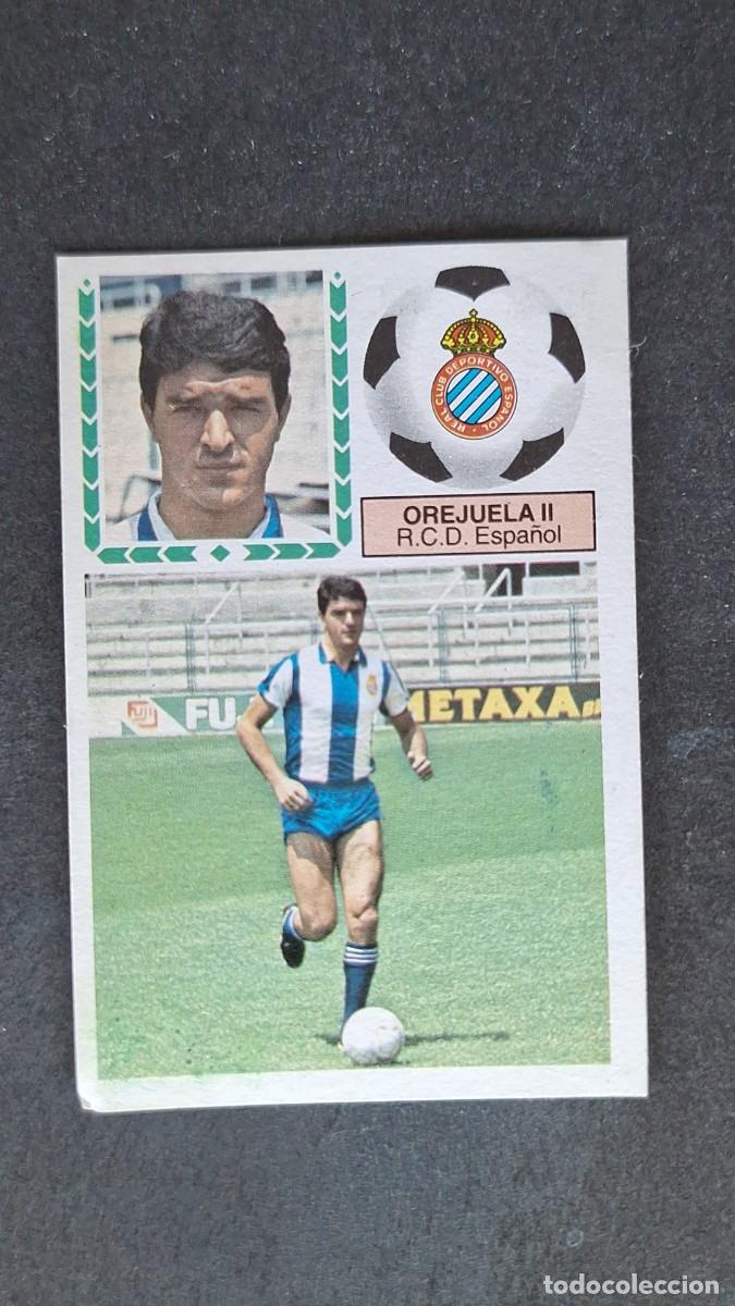 Cromos de F&uacute;tbol: L4 OREJUELA II R. C. D. ESPA&Ntilde;OL LIGA ESTE 1983 1984 83 84 DESPEGADO RECUPERADO