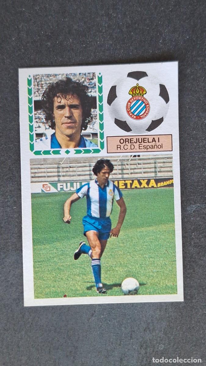 Cromos de F&uacute;tbol: L4 OREJUELA I R. C. D. ESPA&Ntilde;OL LIGA ESTE 1983 1984 83 84 DESPEGADO RECUPERADO