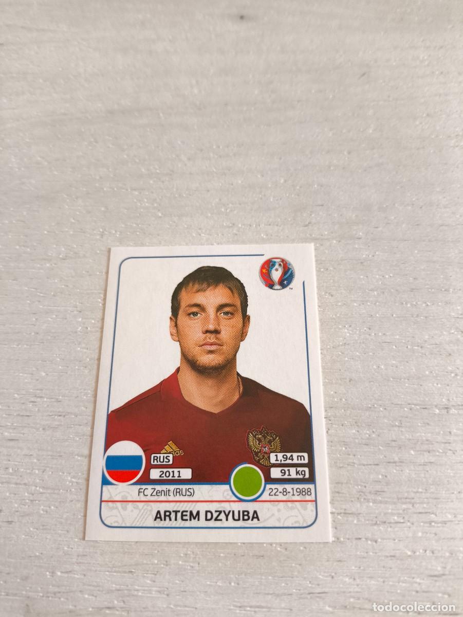 Cromos de F&uacute;tbol: 179 Artem Dzyuba RUSIA PANINI EUROCOPA EURO FRANCIA 2016 NO LIGA ESTE