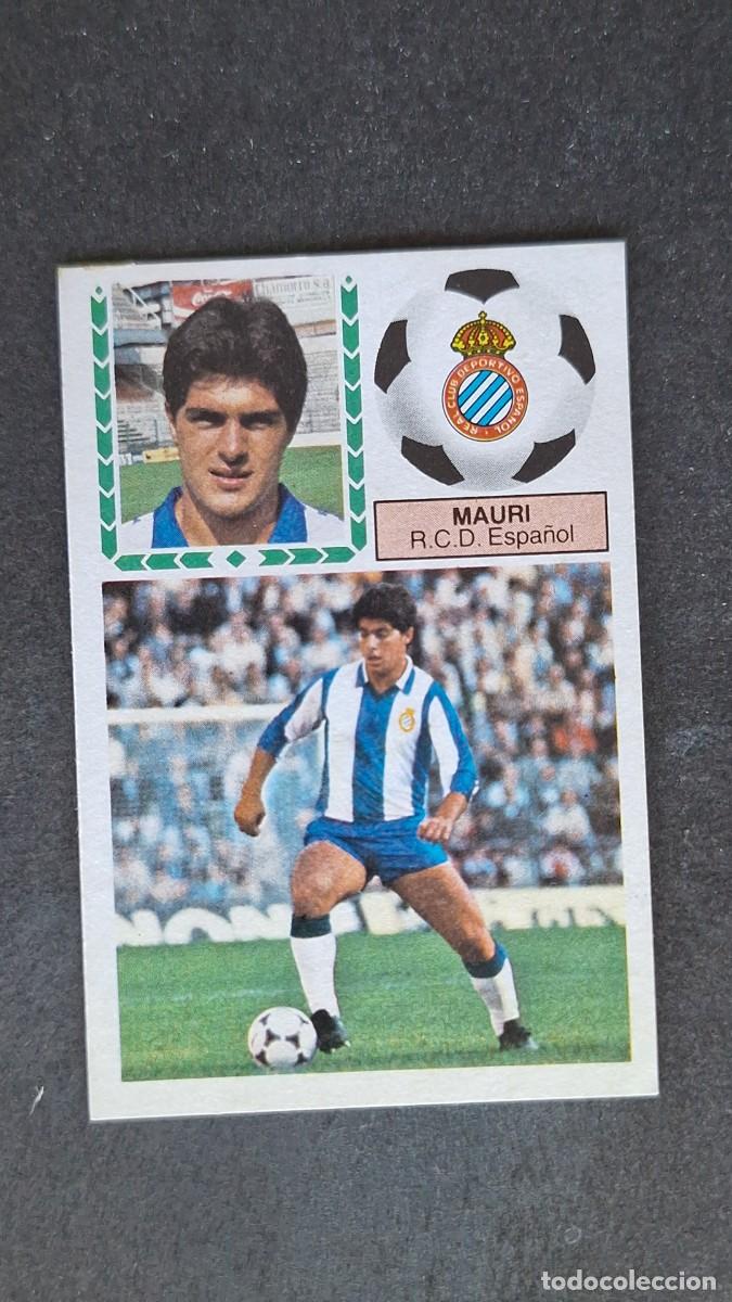 Cromos de F&uacute;tbol: L4 MAURI R. C. D. ESPA&Ntilde;OL LIGA ESTE 1983 1984 83 84 DESPEGADO RECUPERADO