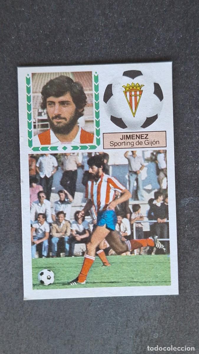 Cromos de F&uacute;tbol: L4 JIMENEZ SPORTING DE GIJON LIGA ESTE 1983 1984 83 84 DESPEGADO RECUPERADO
