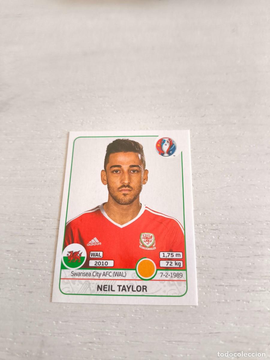 Cromos de Futebol: 188 Neil Taylor GALES PANINI EUROCOPA EURO FRANCIA 2016 NO LIGA ESTE