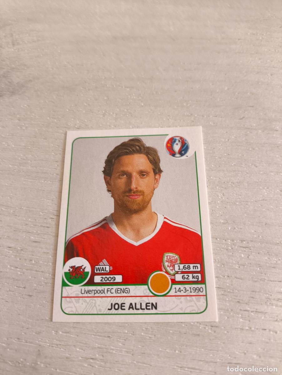 Football Stickers: 190 Joe Allen GALES PANINI EUROCOPA EURO FRANCIA 2016 NO LIGA ESTE
