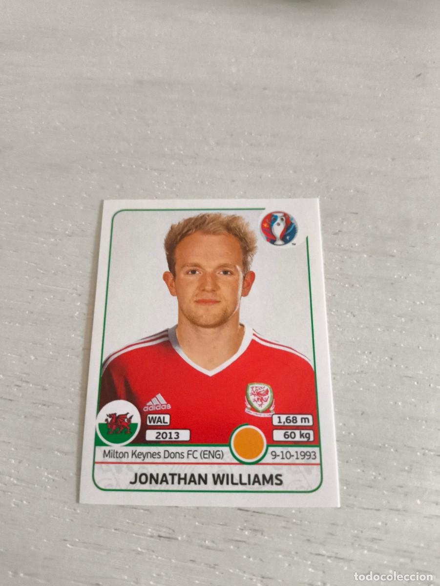 Cromos de F&uacute;tbol: 193 Jonathan Williams GALES PANINI EUROCOPA EURO FRANCIA 2016 NO LIGA ESTE