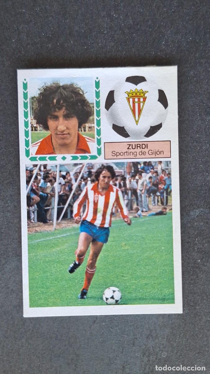 Cromos de Futebol: L4 ZURDI SPORTING DE GIJON LIGA ESTE 1983 1984 83 84 DESPEGADO RECUPERADO