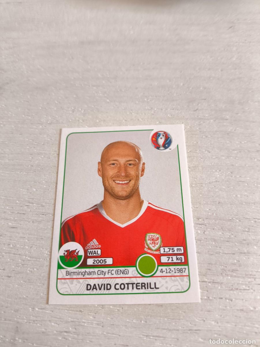 Cromos de Futebol: 197 David Cotterill GALES PANINI EUROCOPA EURO FRANCIA 2016 NO LIGA ESTE