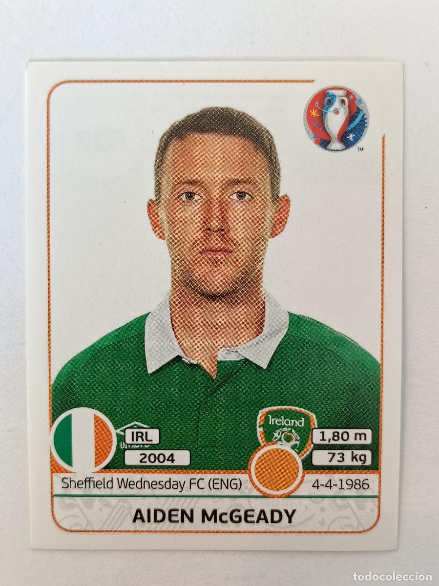 Cromos de Futebol: #532 AIDEN MCGEADY (IRLANDA) EURO FRANCIA 2016 PANINI