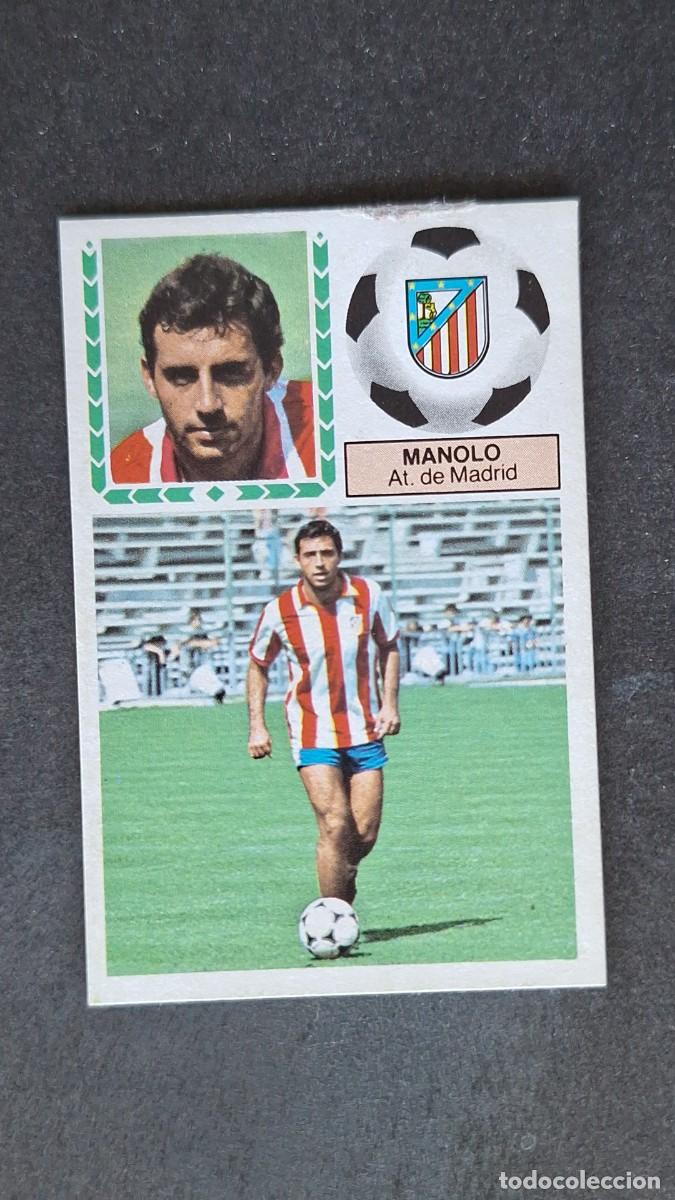Cromos de Futebol: L4 MANOLO ATLETICO DE MADRID LIGA ESTE 1983 1984 83 84 DESPEGADO RECUPERADO