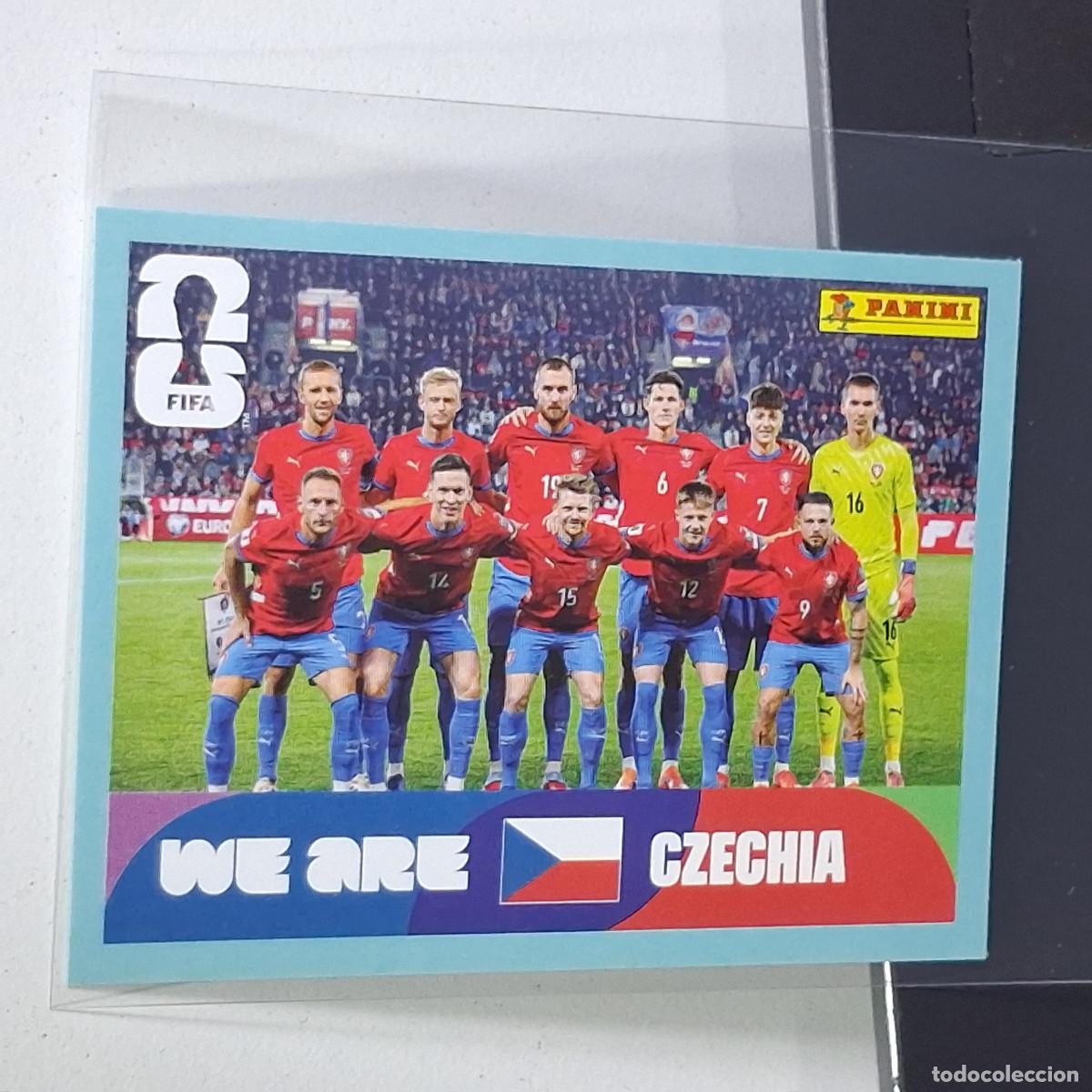 Fu&szlig;ball-Sticker: A40 CZE 13 CZE13 PLANTILLA REP&Uacute;BLICA CHECA CHEQUIA CZE MUNDIAL FIFA WORLD CUP 2026 STICKER PANINI