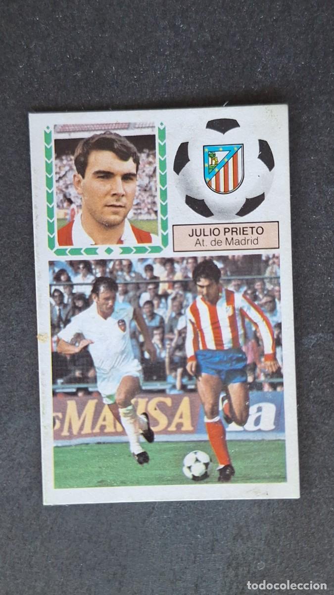 Figurine di Calcio: L4 JULIO PRIETO ATLETICO DE MADRID LIGA ESTE 1983 1984 83 84 DESPEGADO RECUPERADO