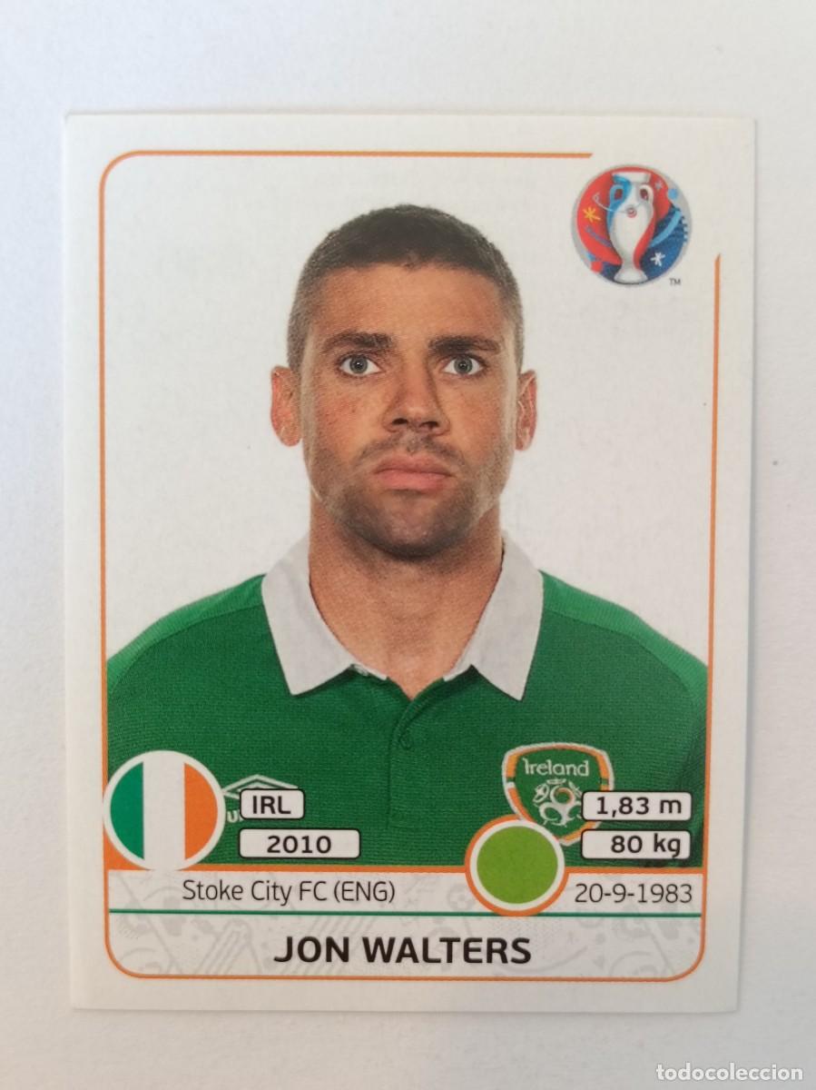 Cartes &agrave; collectionner de Football: #536 JON WALTERS (IRLANDA) EURO FRANCIA 2016 PANINI