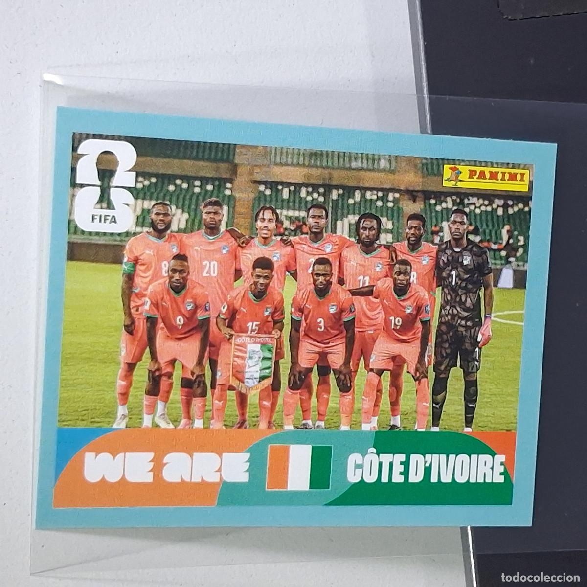 Cartes &agrave; collectionner de Football: A40 CIV13 TEAM PHOTO EQUIPO 13 COSTA DE MARFIL CIV MUNDIAL FIFA WORLD CUP 2026 STICKER PANINI