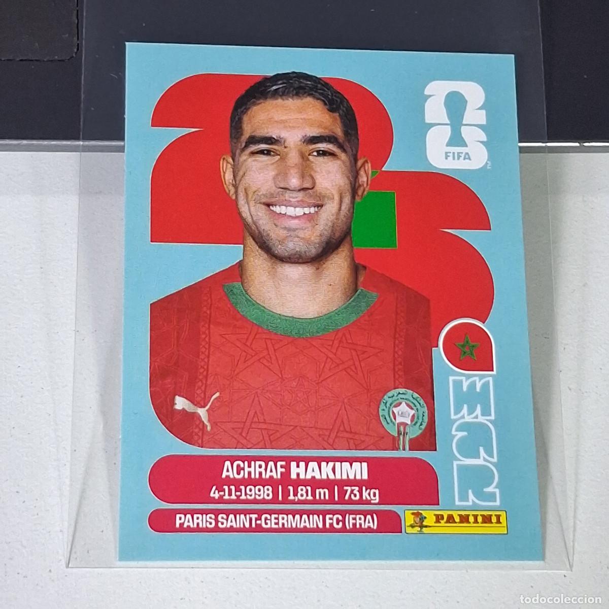 Fu&szlig;ball-Sticker: A40 MAR4 ACHRAF HAKIMI 4 MARRUECOS MOROCCO MAR MUNDIAL FIFA WORLD CUP 2026 STICKER PANINI