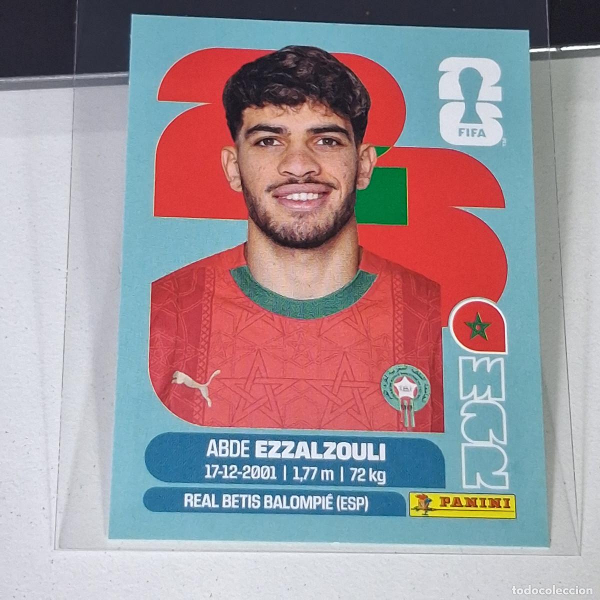 Fu&szlig;ball-Sticker: A40 MAR 17 MAR17 ABDE EZZALZOULI MARRUECOS MOROCCO MAR MUNDIAL FIFA WORLD CUP 2026 STICKER PANINI