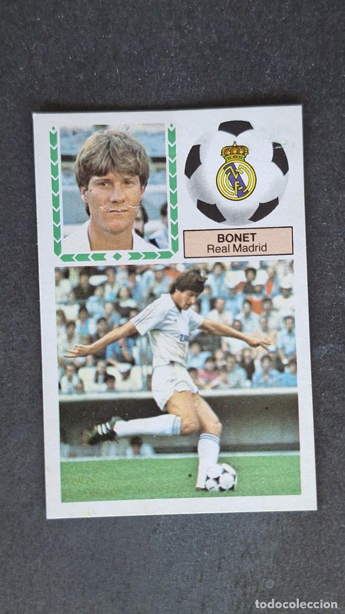 Fu&szlig;ball-Sticker: L4 BONET REAL MADRID LIGA ESTE 1983 1984 83 84 DESPEGADO RECUPERADO