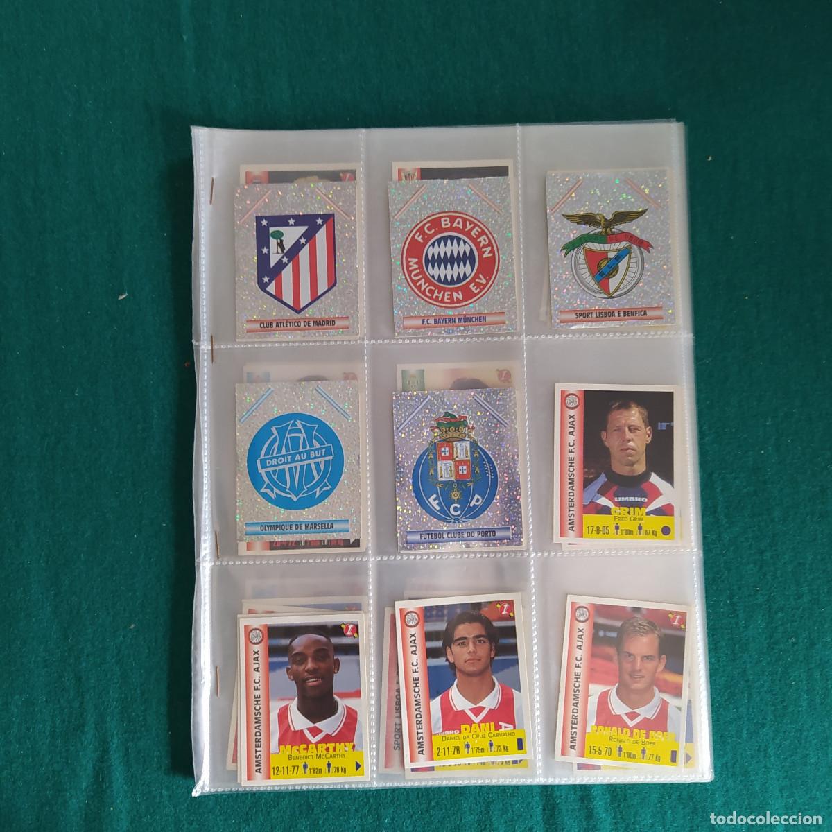 Cromos de F&uacute;tbol: 108 cromos Equipos de europa 1999 panini