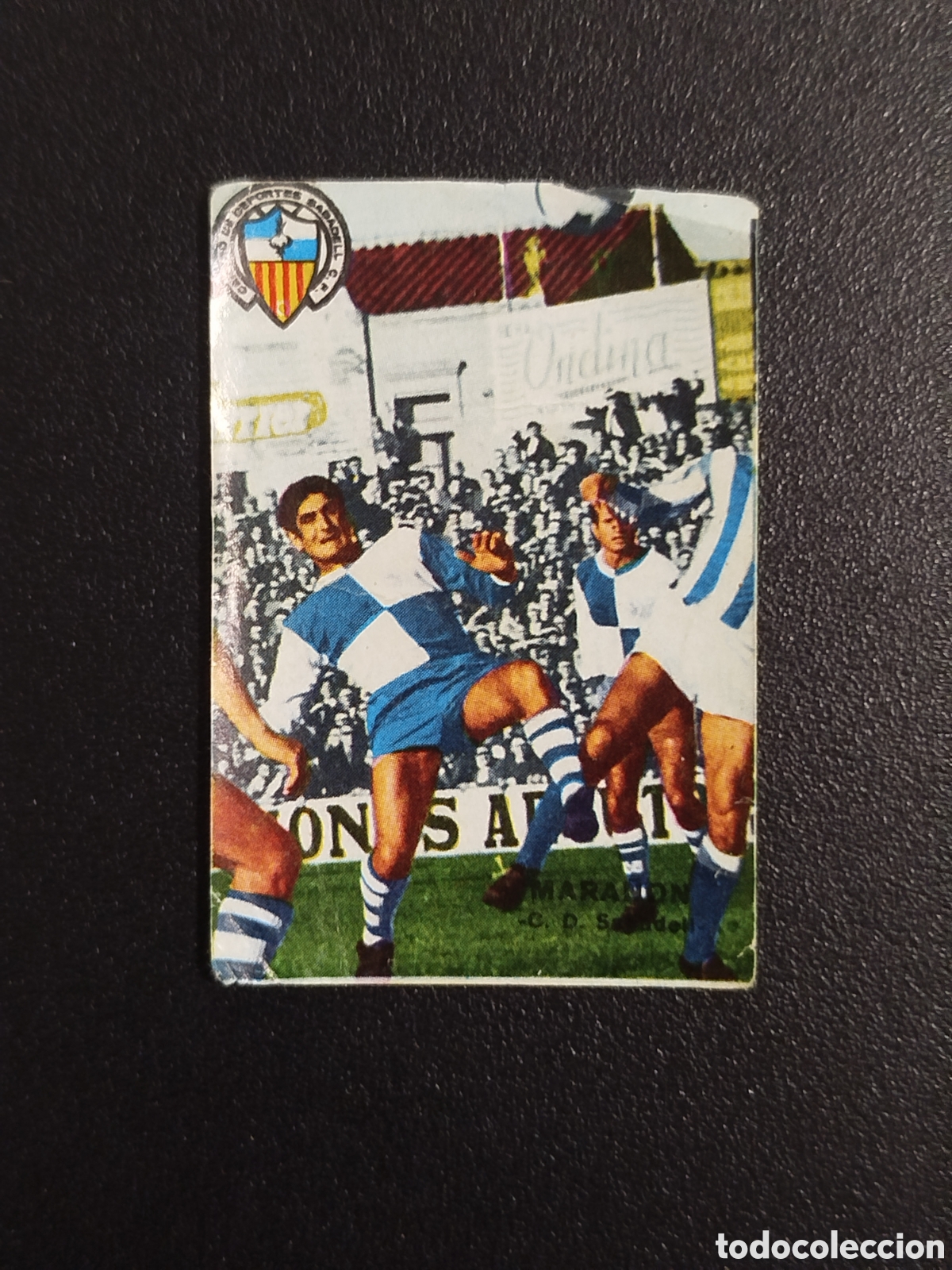 Fu&szlig;ball-Sticker: CROMO FHER DISGRA 67 68 1967 1968 FUTBOL LIGA MARA&Ntilde;ON SABADELL
