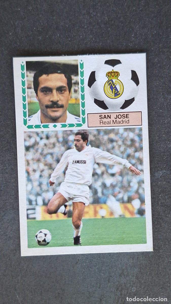 Fu&szlig;ball-Sticker: L4 SAN JOSE REAL MADRID LIGA ESTE 1983 1984 83 84 DESPEGADO RECUPERADO