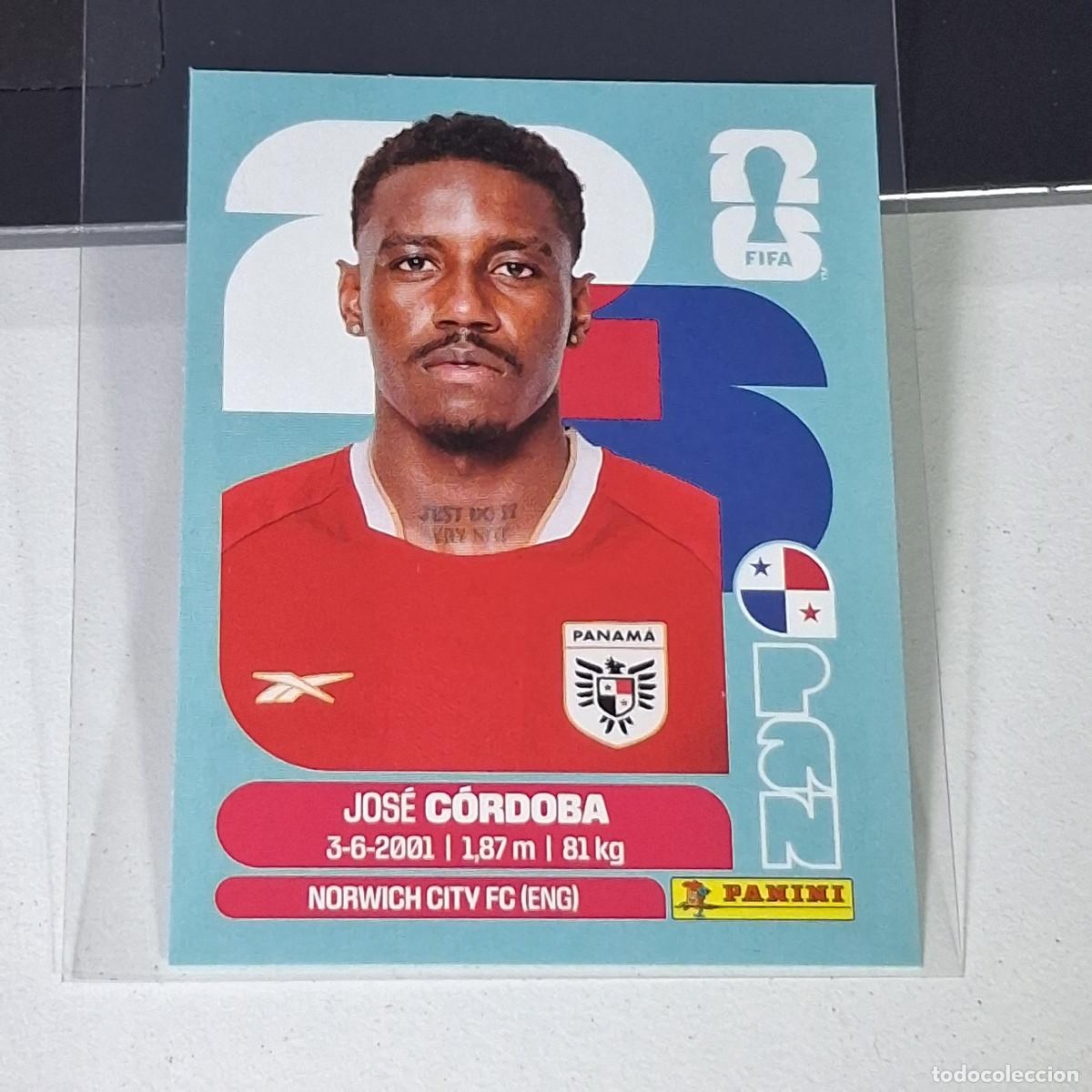 Fu&szlig;ball-Sticker: A40 PAN8 JOS&Eacute; C&Oacute;RDOBA 8 PANAM&Aacute; PAN MUNDIAL FIFA WORLD CUP 2026 STICKER PANINI