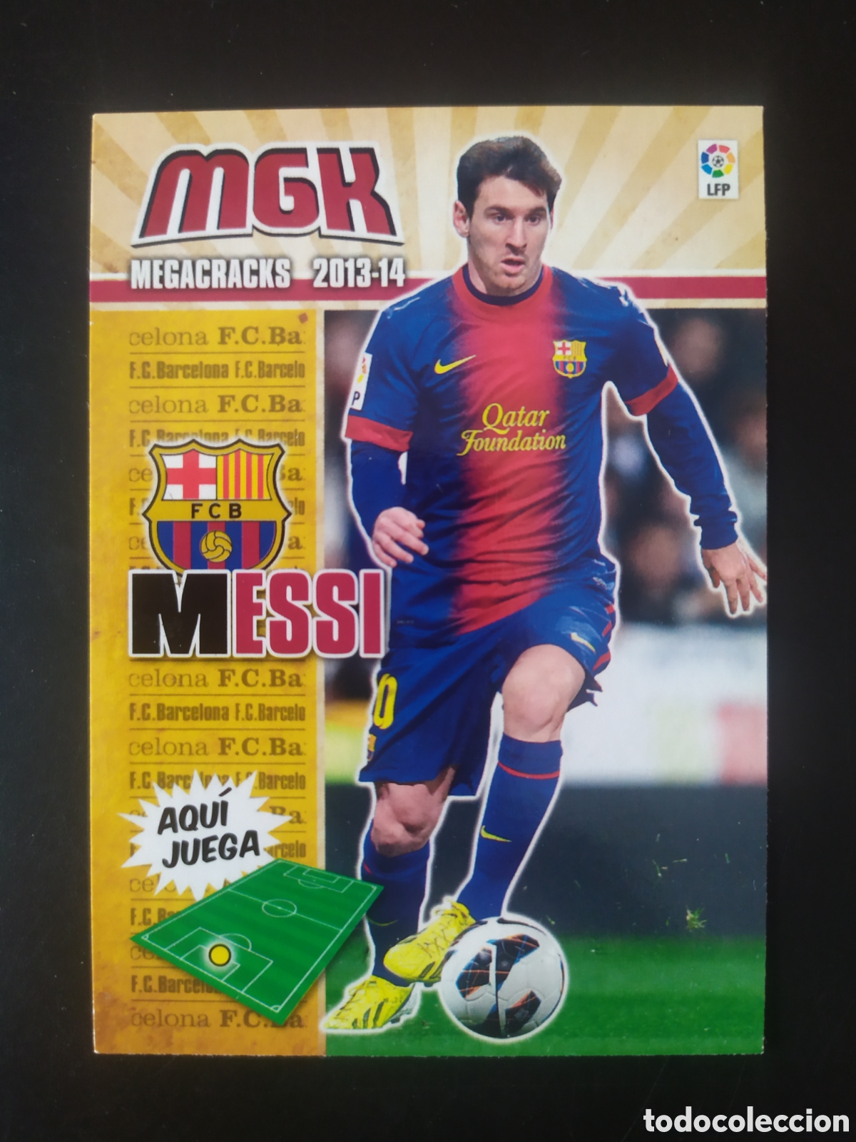 Cromos de F&uacute;tbol: Megacracks 2013 2014 13 14 panini Messi n&deg; 72 Barcelona