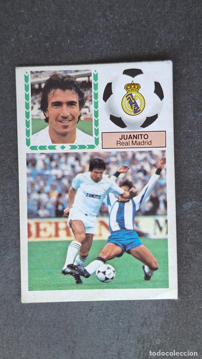 Cromos de F&uacute;tbol: L4 JUANITO REAL MADRID LIGA ESTE 1983 1984 83 84 DESPEGADO RECUPERADO