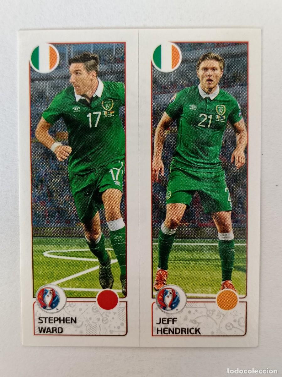 Cromos de F&uacute;tbol: #540 WARD-HENDRICK (IRLANDA) EURO FRANCIA 2016 PANINI