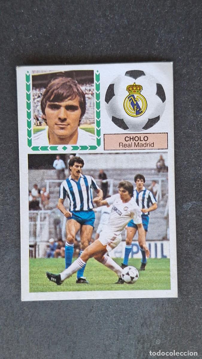 Cromos de F&uacute;tbol: L4 CHOLO REAL MADRID LIGA ESTE 1983 1984 83 84 DESPEGADO RECUPERADO