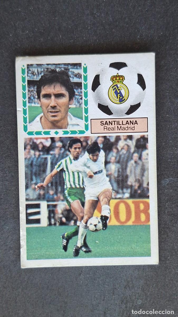 Cromos de F&uacute;tbol: L4 SANTILLANA REAL MADRID LIGA ESTE 1983 1984 83 84 DESPEGADO RECUPERADO