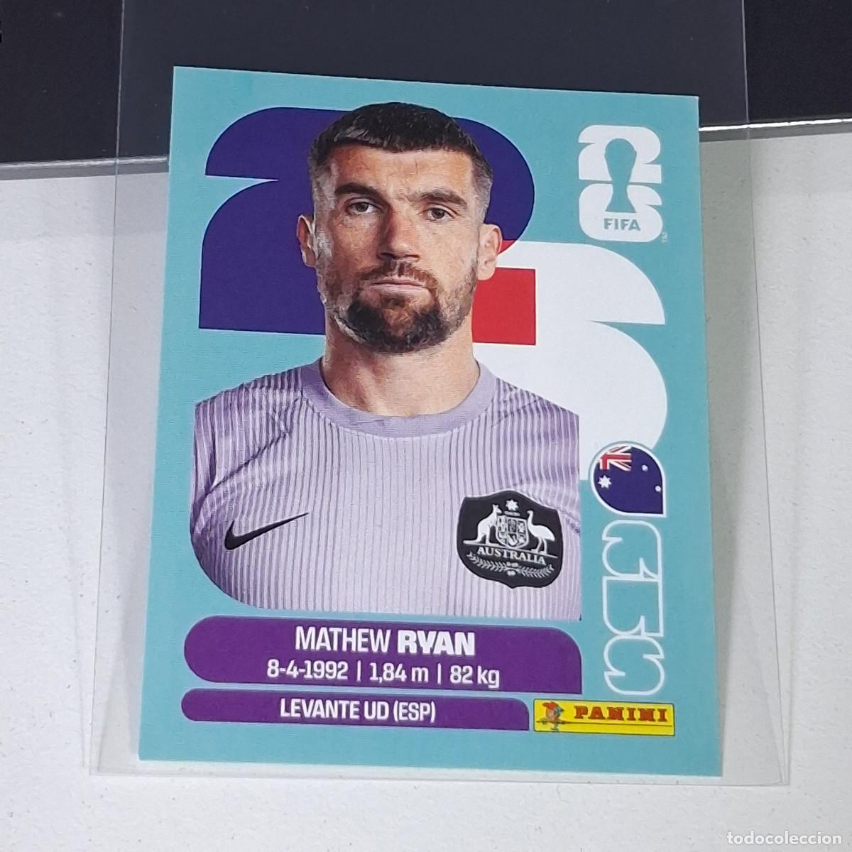 Cromos de F&uacute;tbol: A40 AUS2 MATHEW RYAN 2 AUSTRALIA AUS MUNDIAL FIFA WORLD CUP 2026 STICKER PANINI