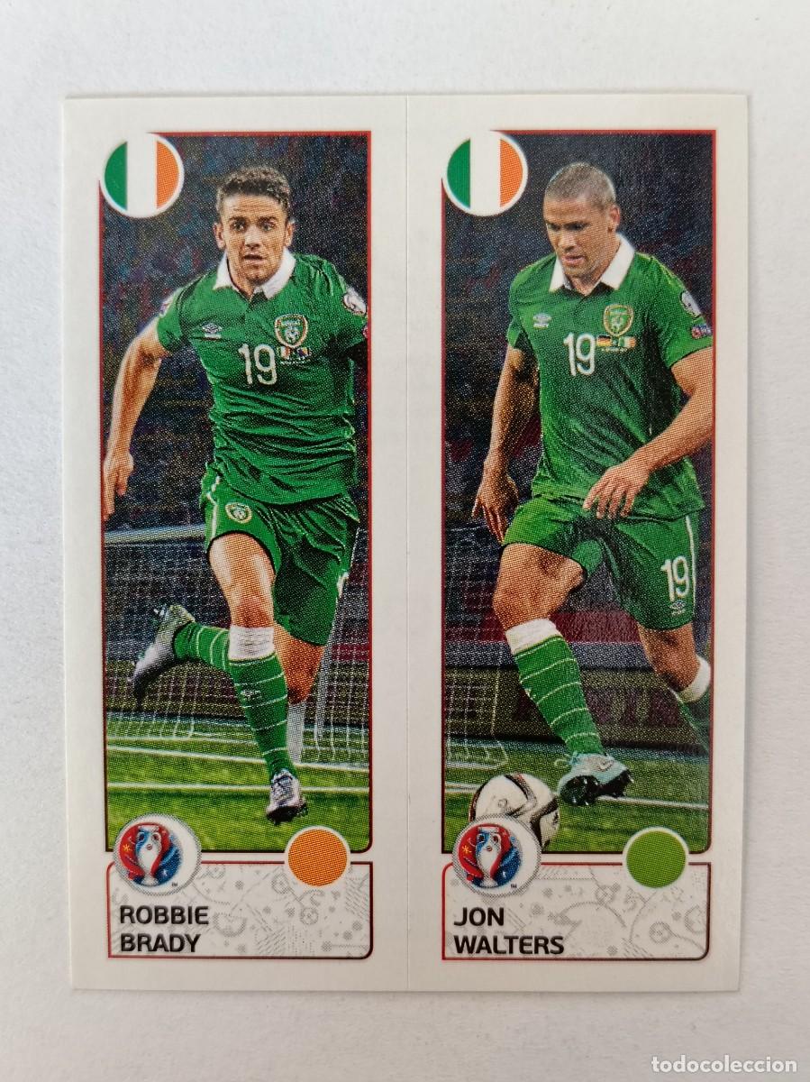Cromos de F&uacute;tbol: #542 BRADY-WALTERS (IRLANDA) EURO FRANCIA 2016 PANINI