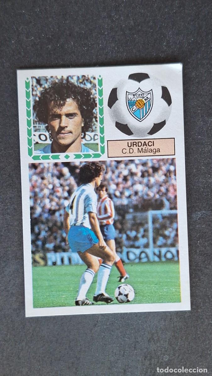 Cromos de F&uacute;tbol: L4 URDACI C. D. MALAGA LIGA ESTE 1983 1984 83 84 DESPEGADO RECUPERADO