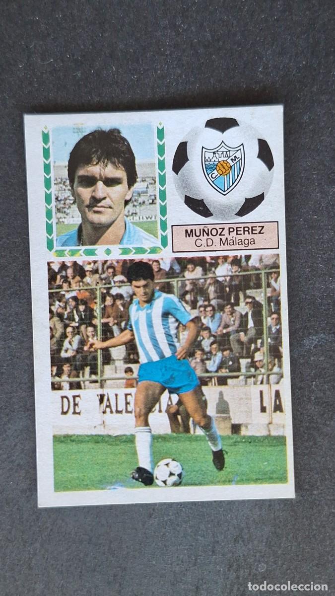 Cromos de Futebol: L4 MU&Ntilde;OZ PEREZ C. D. MALAGA LIGA ESTE 1983 1984 83 84 DESPEGADO RECUPERADO