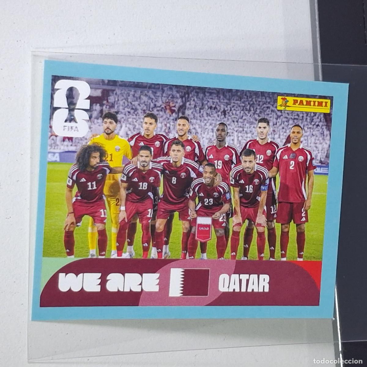 Football Stickers: A40 QAT13 TEAM PHOTO EQUIPO 13 QATAR CATAR QAT MUNDIAL FIFA WORLD CUP 2026 STICKER PANINI