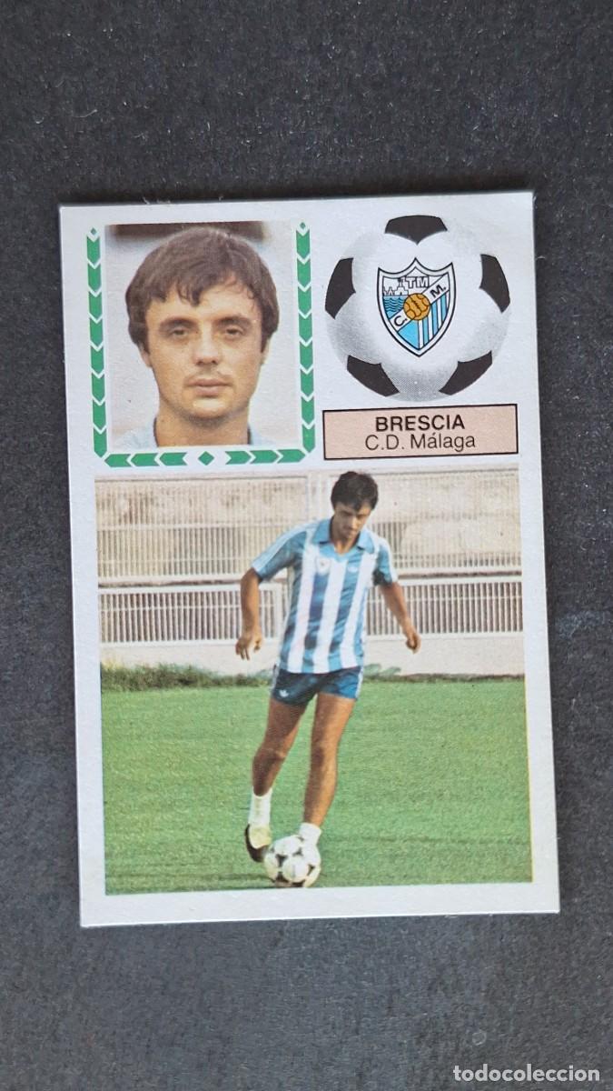 Football Stickers: L4 BRESCIA C. D. MALAGA LIGA ESTE 1983 1984 83 84 DESPEGADO RECUPERADO