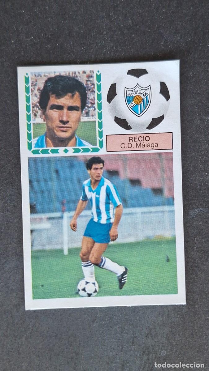 Football Stickers: L4 RECIO C. D. MALAGA LIGA ESTE 1983 1984 83 84 DESPEGADO RECUPERADO