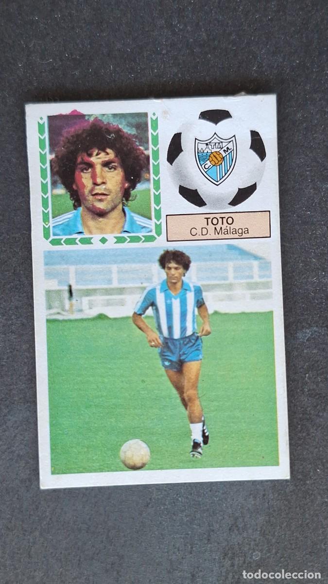 Cromos de F&uacute;tbol: L4 TOTO C. D. MALAGA LIGA ESTE 1983 1984 83 84 DESPEGADO RECUPERADO